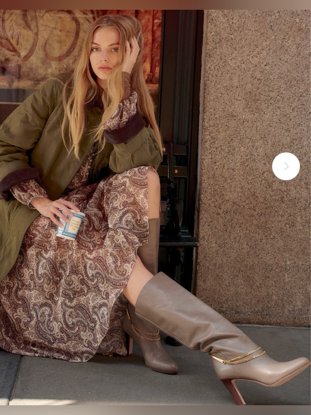 Veronica Beard Tarian Tall Chain Boot
